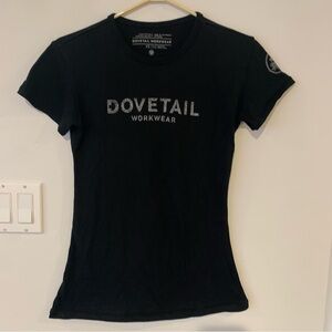 Dovetail Workwear Graphic T Shirt Women’s XS Small Cap Sleeve Work